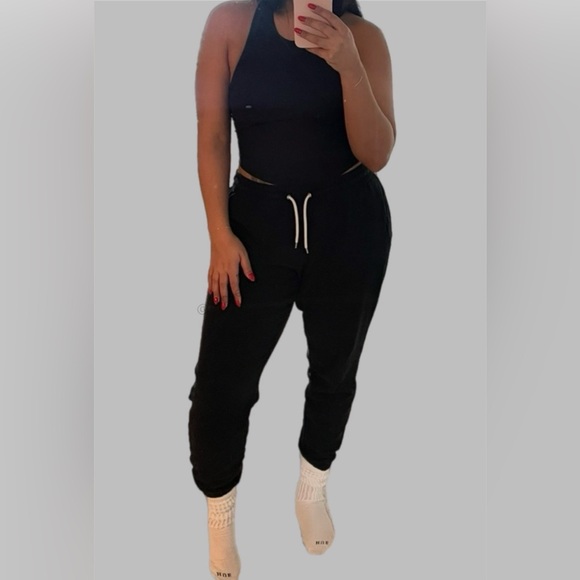 GAP Vintage Soft Classic Joggers & Oversized Hoodie Set - True Black - Picture 2 of 2